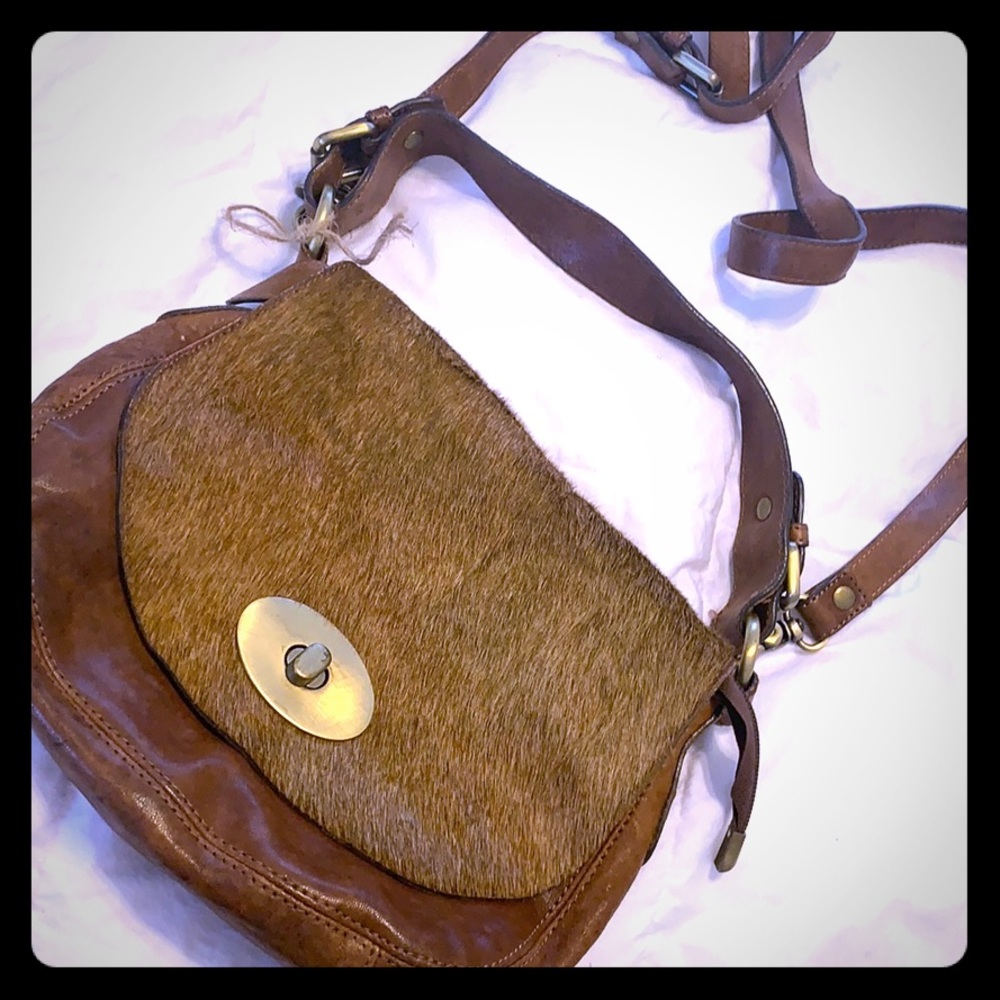 EUC leather bag by Amber Rose